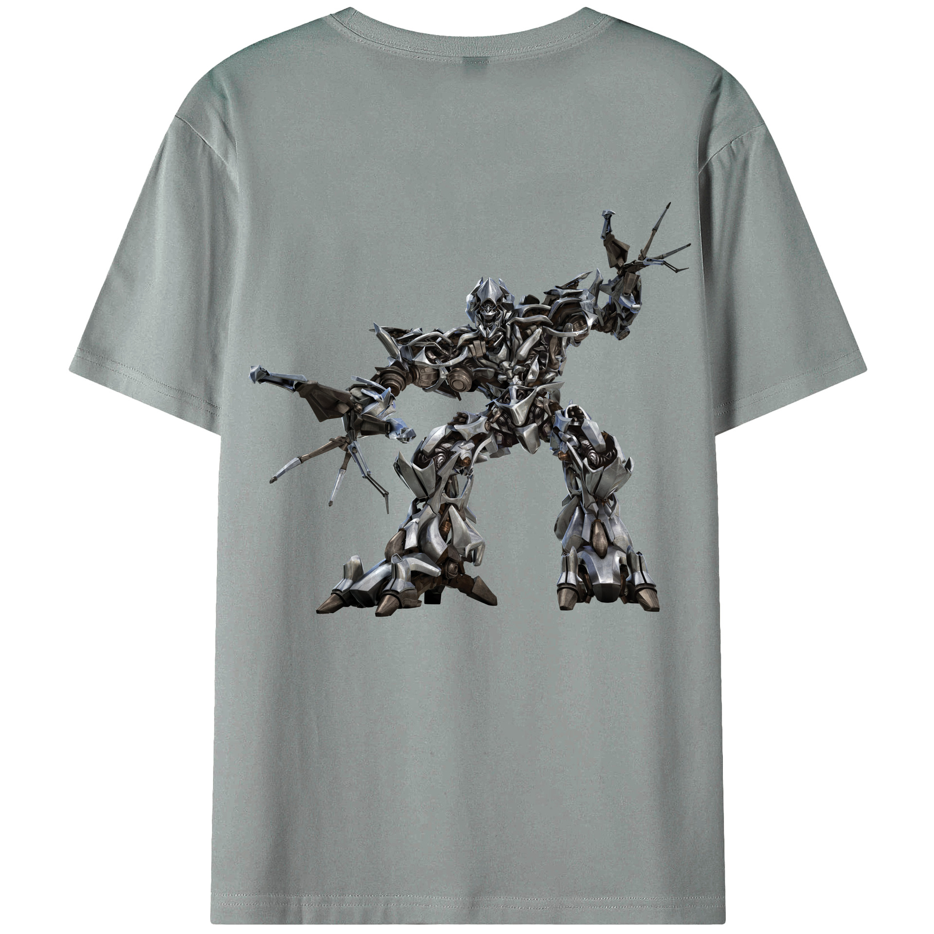 （画像用）  綿100％ メンズ半袖Tシャツ（バックプリント） 通気性